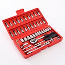 Jogo de Chave Catraca com Maleta – Kit Completo com 40 ou 46 Peças! - AutosXpress