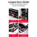 Kit 5 Peças Pincéis e Escovas de Limpeza Multifuncional – Ideal para Rodas, Interior e Couro Automotivo! - AutosXpress
