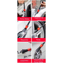 Kit 5 Peças Pincéis e Escovas de Limpeza Multifuncional – Ideal para Rodas, Interior e Couro Automotivo! - AutosXpress