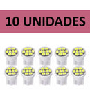 Kit com 10, 20 ou 50 Lâmpadas Pingo 8 LEDs T10 Tipo Xenon Super Branca W5W 12V - AutosXpress