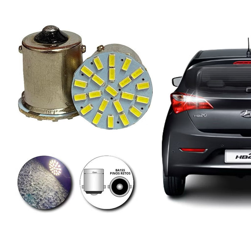 Kit com 8 Lâmpadas LED Automotivas Traseiras – Freio, Lanterna e Seta - AutosXpress