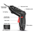 Kit Parafusadeira Doméstica Portátil – Leve, Recarregável e Completa! - AutosXpress