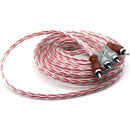 Kit Som Automotivo: 1 Cabo RCA 5m + 2 Y Dupla Blindagem Injetado Vermelho 4mm - AutosXpress