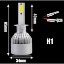 Lâmpadas C6 Farol de Carro LED 6000K H1 H3 H4 H7 H11 H13 HB3(9005) HB4(9006) H16 H27 12V a 24V - AutosXpress