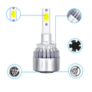 Lâmpadas C6 Farol de Carro LED 6000K H1 H3 H4 H7 H11 H13 HB3(9005) HB4(9006) H16 H27 12V a 24V - AutosXpress