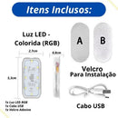Luz Ambiente Automotiva LED para Interior do Carro – USB Recarregável com Sensor de Toque! - AutosXpress