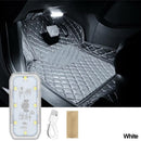 Luz Ambiente Automotiva LED para Interior do Carro – USB Recarregável com Sensor de Toque! - AutosXpress