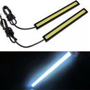 Par Barra LED DRL Farol Auxiliar 17cm 12V – Iluminação Potente e Estilosa para seu Carro! - AutosXpress