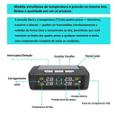 Sensor de Pressão Digital para 4 Pneus – Alarme de Segurança e Monitoramento em Tempo Real - AutosXpress