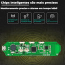 Sensor de Pressão Digital para 4 Pneus – Alarme de Segurança e Monitoramento em Tempo Real - AutosXpress