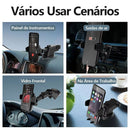 Suporte Veicular Universal H'maston – Praticidade e Segurança para Seu Celular! - AutosXpress