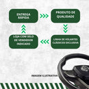 Volante Esportivo Volkswagen com Detalhe Central Vermelho – Acabamento Premium e Design Racing - AutosXpress